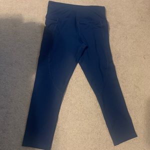 Navy light in tights hi rise 20 inch